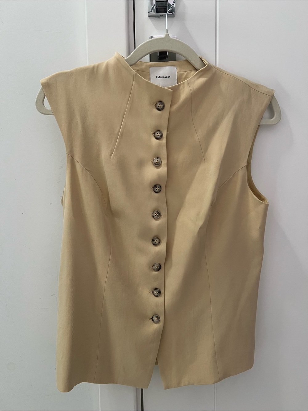 Reformation Lottie Vest- Size M; Like New Condition